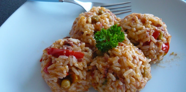 Rizoto z vepřové konzervy