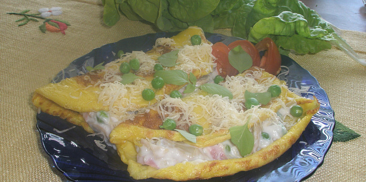 Slané plnené omelety