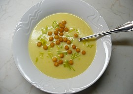 Smetanová pórková polévka