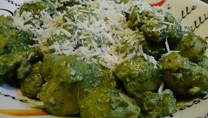Špenátové gnocchi, Špenátové gnocchi