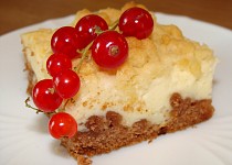 Strouhaný koláč -tvarohový či makový