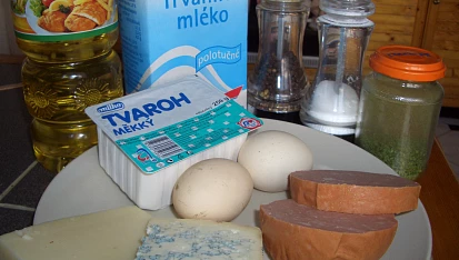 Sýrové smaženky,  suroviny a ingredience