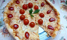 Sýrový koláč "ala pizza" od kamarádky