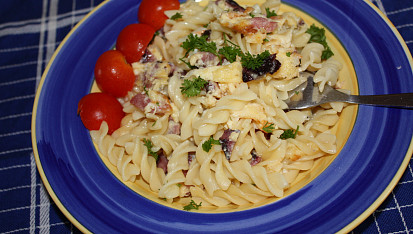 Těstoviny Carbonara, Těstoviny Carbonara
