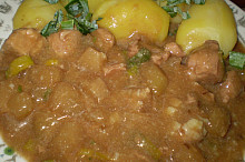 Vepřové maso v kedlubnách-detail