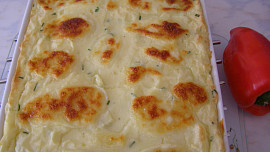 Zapečená kaše s mozzarellou