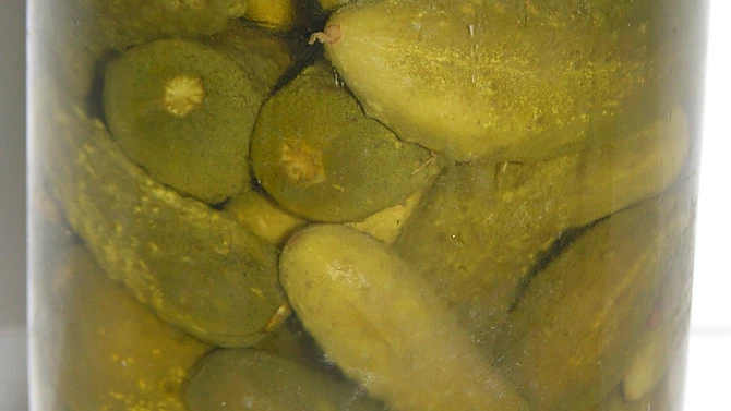 Znojemské okurky v octě