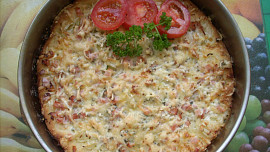 Alsaský cibulový koláč