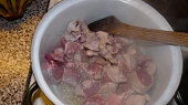 Banánové vepřové maso, restování