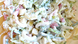 Bramborový salát po indicku