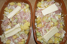 zapečené brambory s kuřetem
