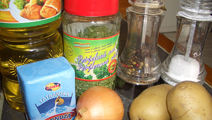 Brynzová polévka,  suroviny a ingredience