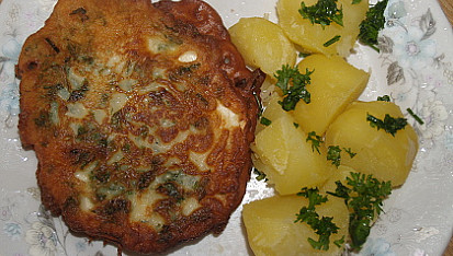 Celerové placky s ořechy, celerové placky s ořechy