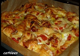 Chlebíková "pizza"