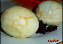 Čínská vejce s cibulovou omáčkou