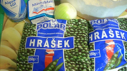 Dušený hrášek