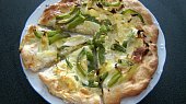 Kapustová pizza s paprikou