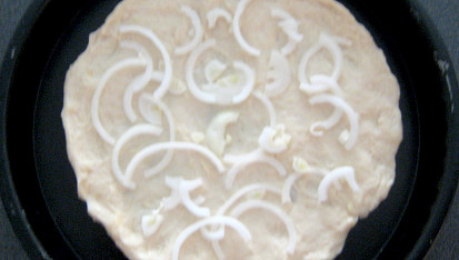 Kapustová pizza s paprikou