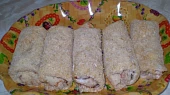Krabí palačinky, Obaleno v trojobalu