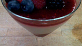 Krém Panna Cotta s ovocem