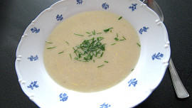 Krémová polévka z rybího filé