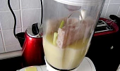 Krémová polévka z rybího filé, Filé rozmixujeme.