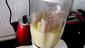 Krémová polévka z rybího filé, Filé rozmixujeme.