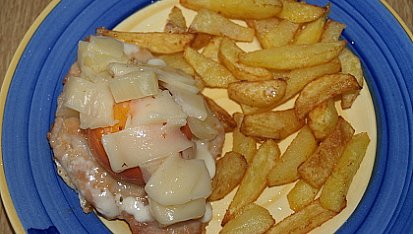 Kuře s hranolky z jedné pánve, Kuře s hranolky z jedné pánve