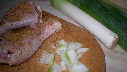 Kuře v pórkové smetaně, ingredience...
