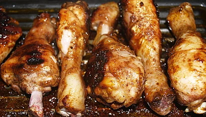 Kuřecí paličky grilované, kuřecí paličky grilované