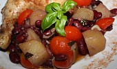 Kuřecí stehýnka s rajčátky z trouby (Kuřecí stehýnka s rajčátky z trouby)