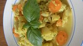 Květák a mrkev s curry