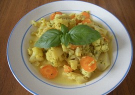 Květák a mrkev s curry