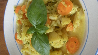 Květák a mrkev s curry