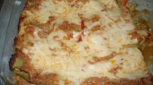 Lasagne zapečené s masem