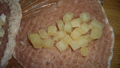Loštický plněný řízek