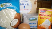 Náplň do laskonek,  suroviny a ingredience