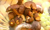 Nudle s houbami