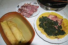 Palačinky s kopřivami