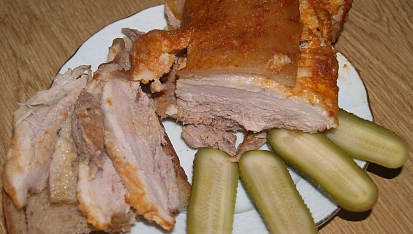 Paprikovaný vepřový bůček