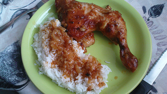 Pečené kuře na čínský způsob, Před pečením a před snězením