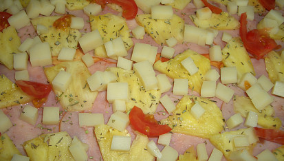 Pizza HAWAI - šunka a ananas