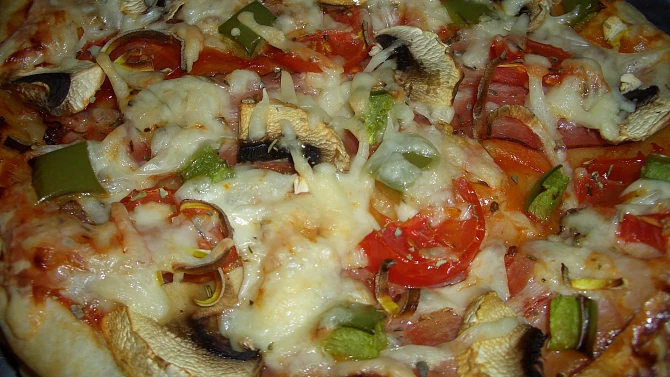 Pizza z listového těsta