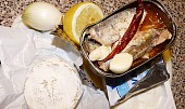 Pomazánka z rybiček, tvarohu a camemebertu