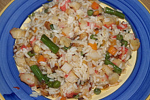 Rizoto ze surimi