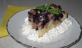 Rychlý borůvkový koláč