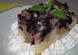 Rychlý borůvkový koláč