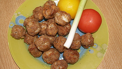 Smažené kuličky z mletého masa, smažené kuličky