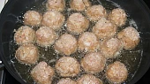 Smažené kuličky z mletého masa, smažené kuličky