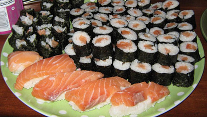 Sushi s lososem